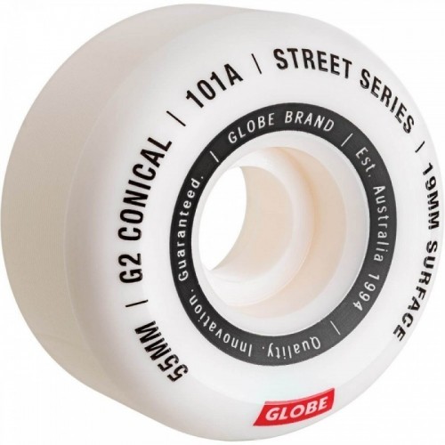 GLOBE WHEELS G2 Conical Street Wheel White/Essential 53