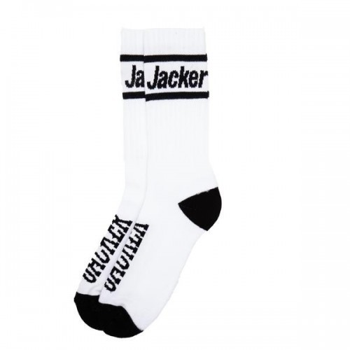 Jacker Socks After Logo White