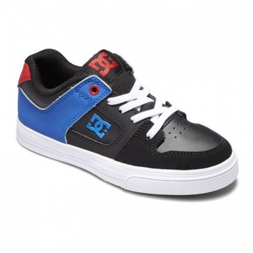 DC shoes enfant PURE ELASTIC B SHOE KRK  BLACK/ROYAL/BLACK 3.5