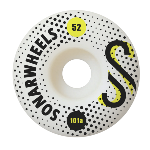Sonar Wheels 99A Concave White  52mm