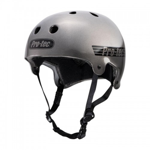 Pro-Tec Helmet Old School Cert Matte Metallic Gunmetal M