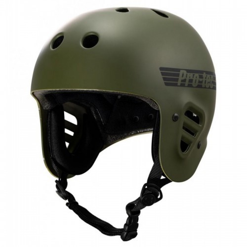 Pro-Tec Helmet Full Cut Cert Matte Olive S