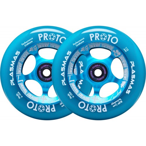 Proto Plasma Signature -Pack 2 Roues Trottinette Freestyle  (110mm Chema Cardenas)