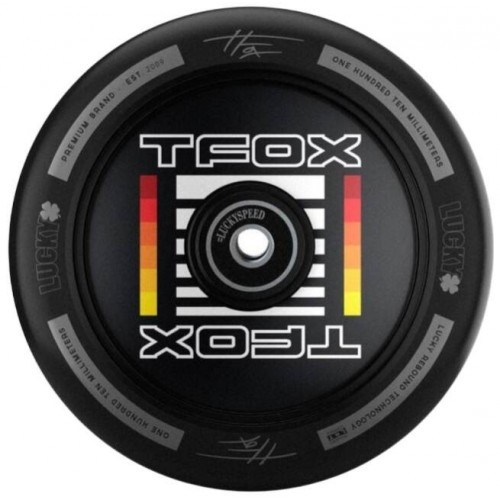 Lucky TFOX Analog Roue Trottinette Freestyle (110mm - Noir)