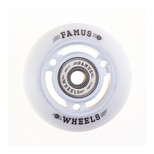 FAMUS Wheells 3 spokes White/White 60/92A /Roulements ABEC 9