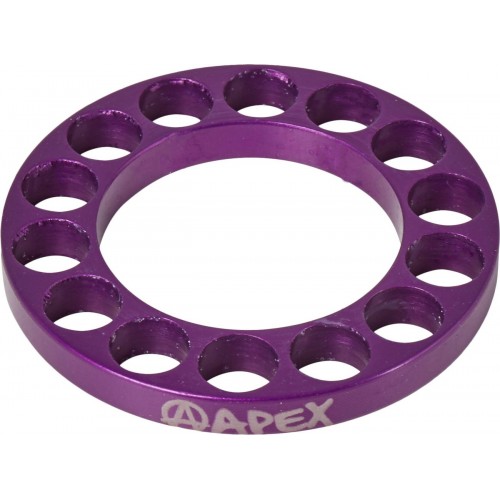 Apex Bar Riser 5mm Jeu de direction (Purple)