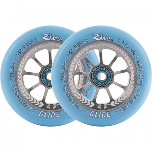 River Glide Juzzy Carter Roues Trottinette (110mm - Serenity)