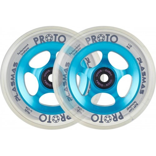 Proto Plasma Roues Trottinette Pack de 2 (110mm - Electric Blue)